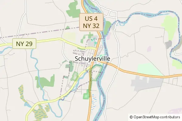 Karte Schuylerville