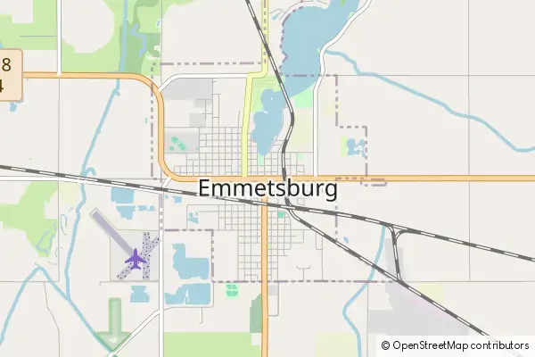 Karte Emmetsburg