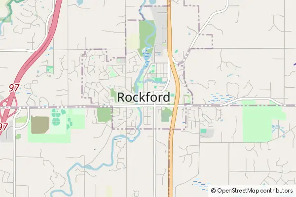 Karte Rockford