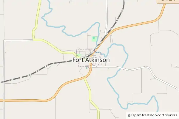 Karte Fort Atkinson