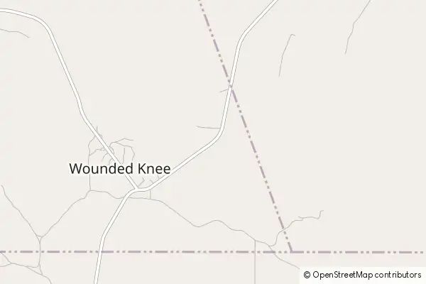 Karte Wounded Knee