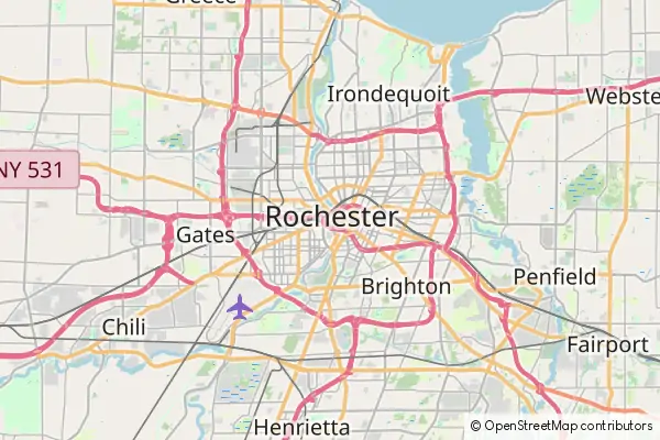 Karte Rochester