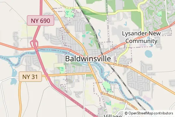 Karte Baldwinsville