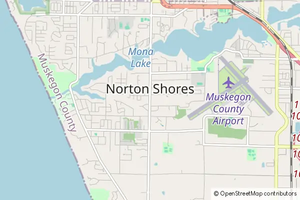 Karte Norton Shores