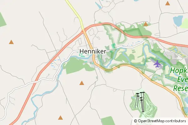 Karte Henniker