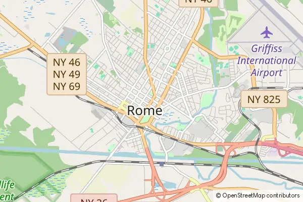 Karte Rome