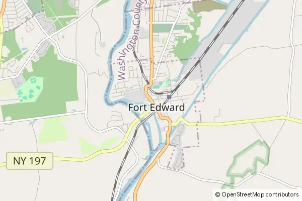 Karte Fort Edward