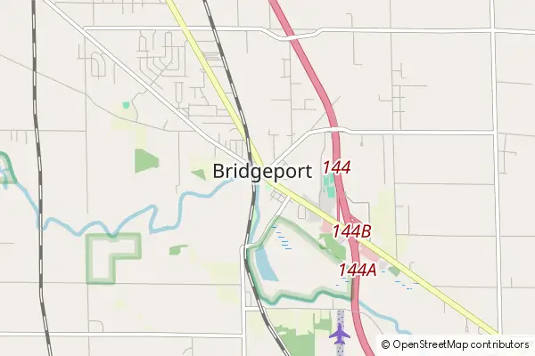 Karte Bridgeport