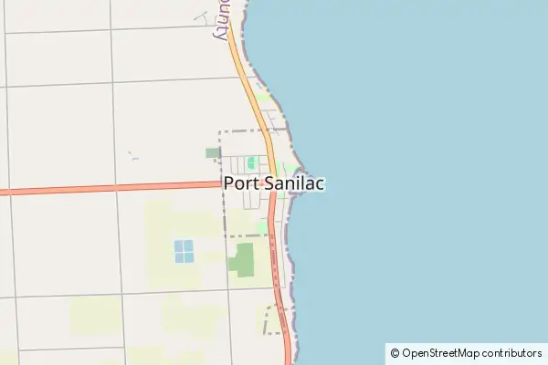 Karte Port Sanilac