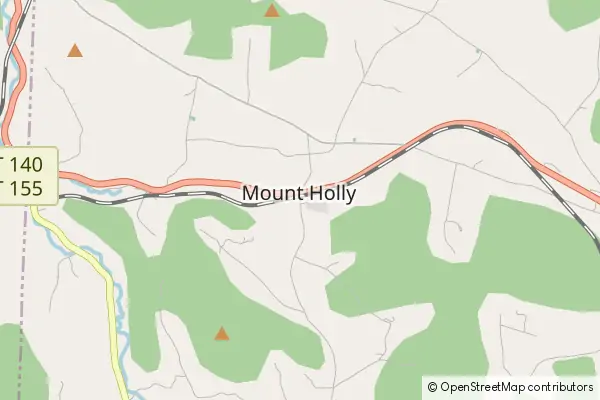 Karte Mount Holly