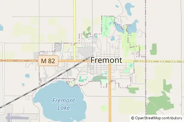 Karte Fremont