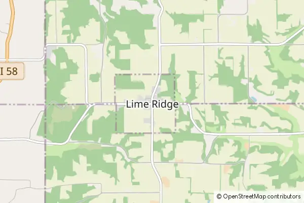 Karte Lime Ridge