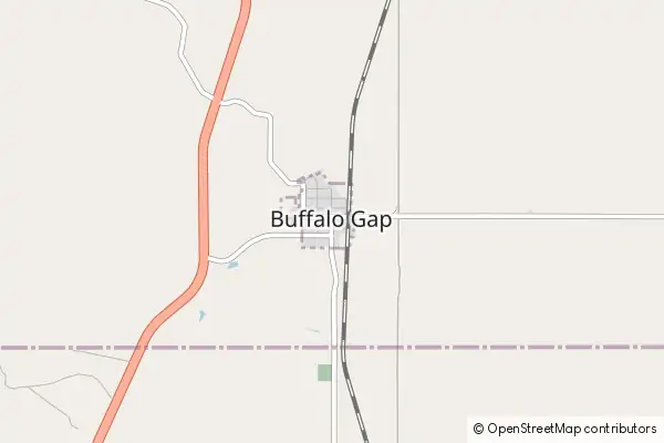 Karte Buffalo Gap