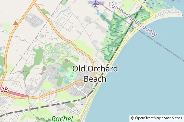 Karte Old Orchard Beach