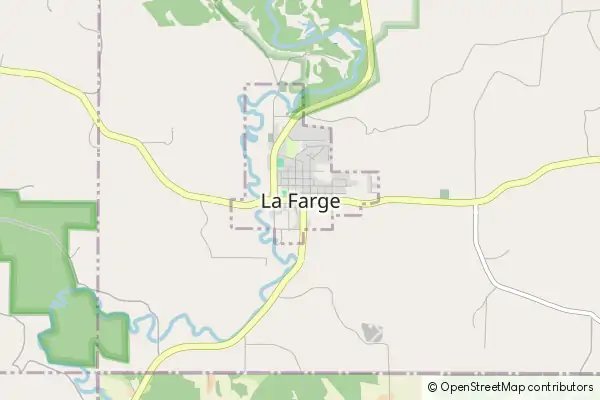 Karte La Farge