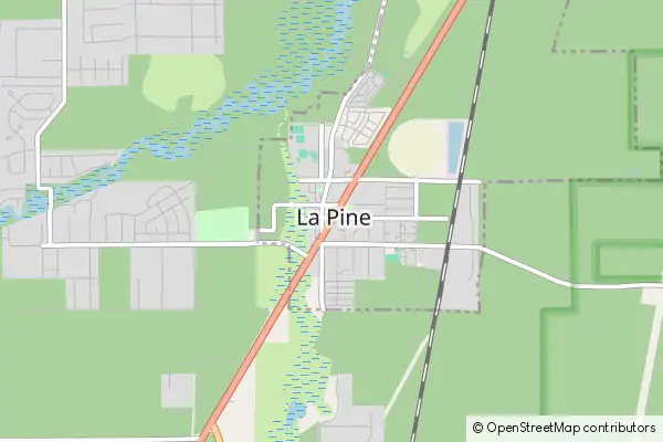 Karte La Pine