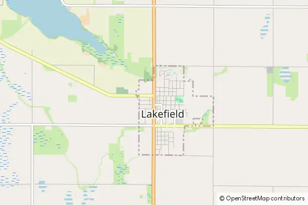 Karte Lakefield