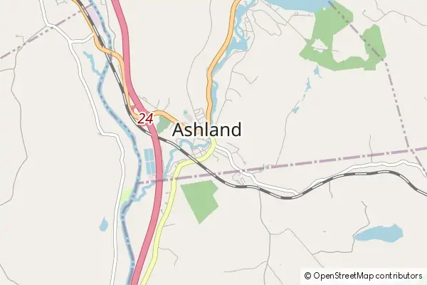 Karte Ashland