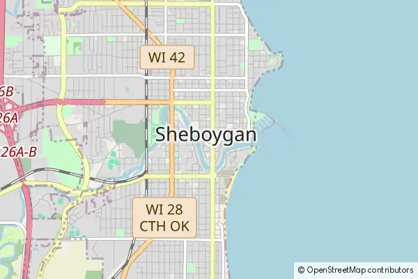 Karte Sheboygan