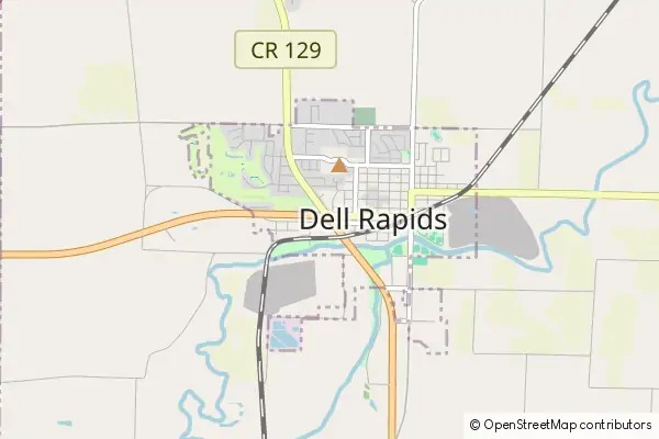 Karte Dell Rapids