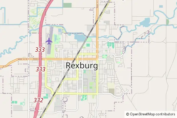 Karte Rexburg