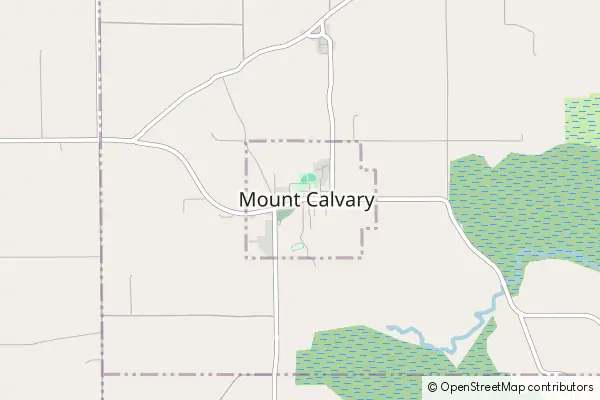 Karte Mount Calvary