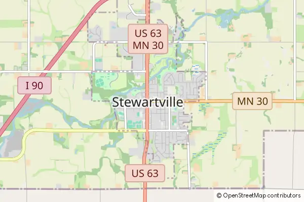 Karte Stewartville