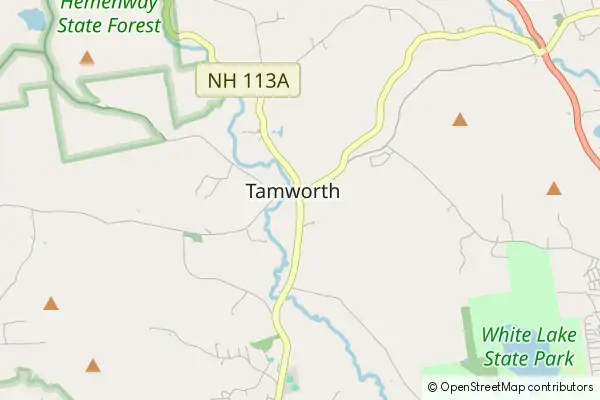 Karte Tamworth