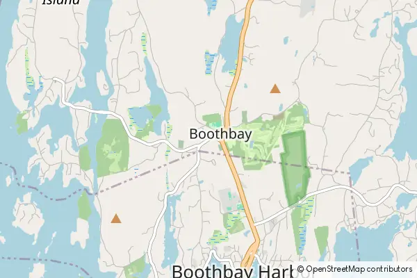 Karte Boothbay