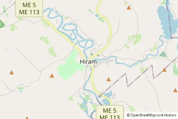 Karte Hiram