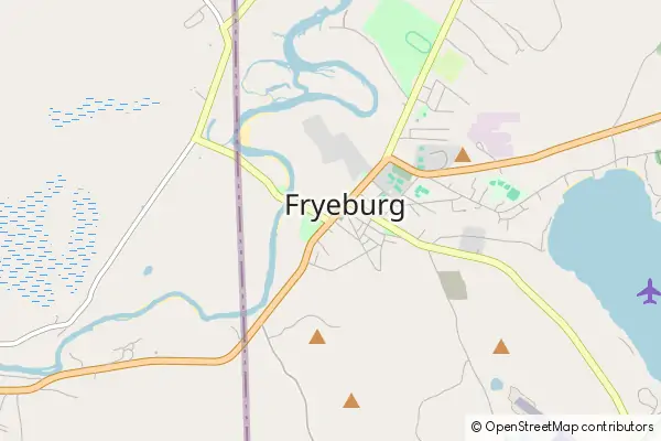 Karte Fryeburg