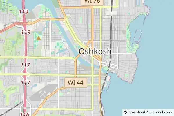 Karte Oshkosh