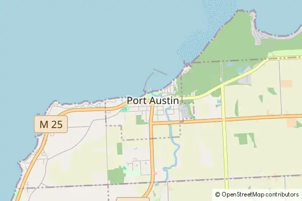 Karte Port Austin