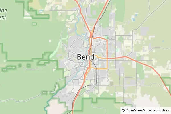 Karte Bend