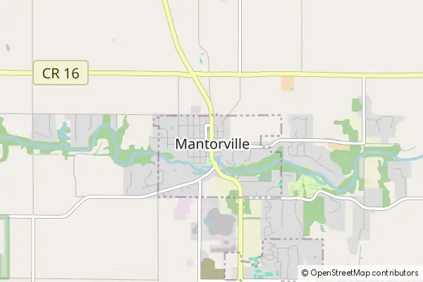 Karte Mantorville