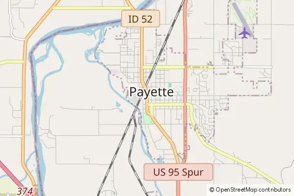 Karte Payette