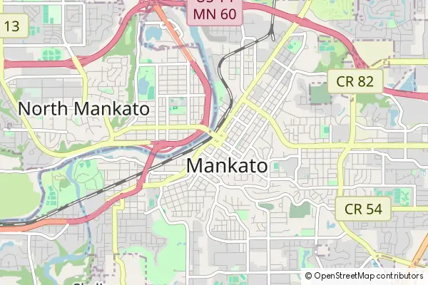 Karte Mankato