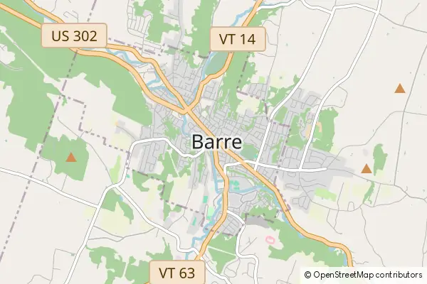 Karte Barre