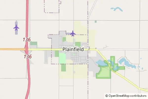 Karte Plainfield