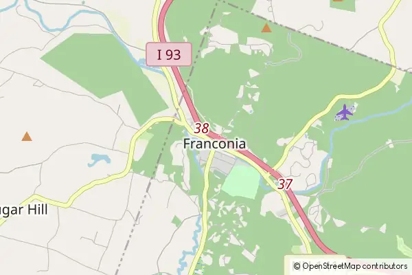 Karte Franconia