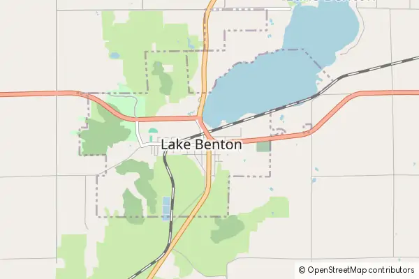 Karte Lake Benton