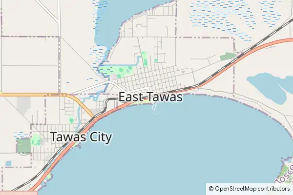 Karte East Tawas