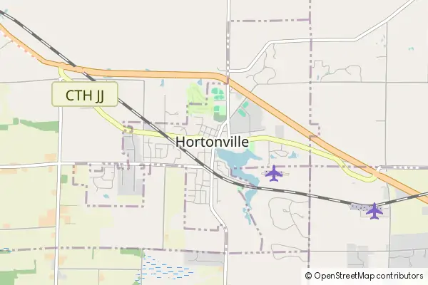 Karte Hortonville