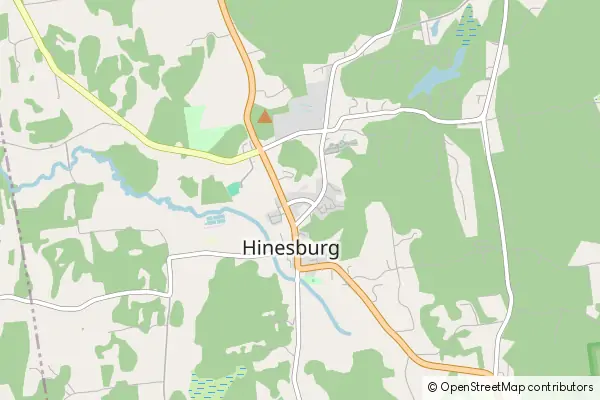 Karte Hinesburg