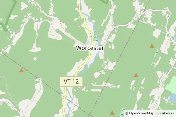 Karte Worcester