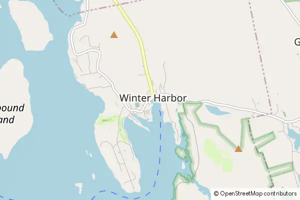 Karte Winter Harbor