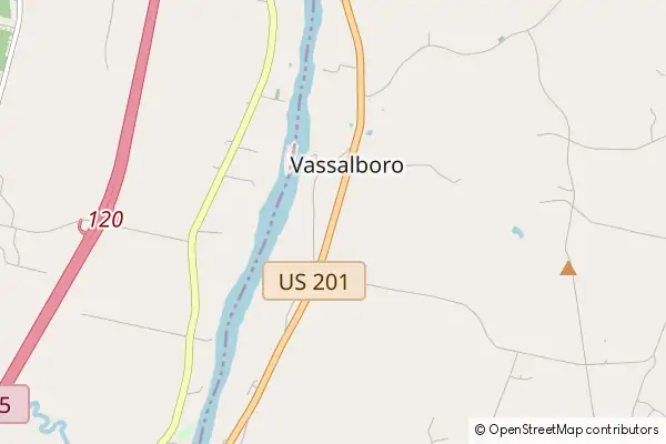 Karte Vassalboro