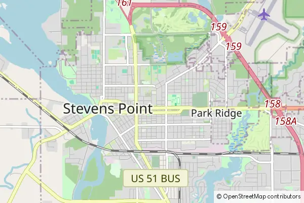 Karte Stevens Point