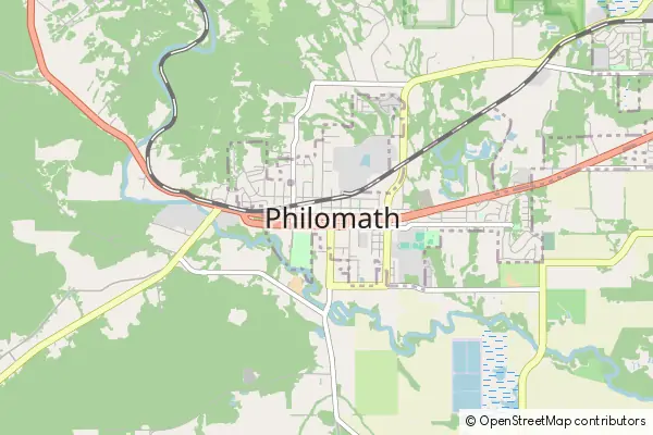 Karte Philomath