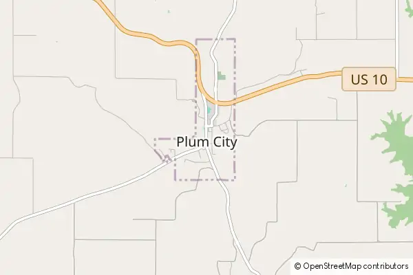 Karte Plum City